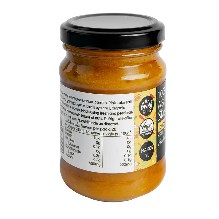 The Broth Sisters Asian Veggie Stock Paste - Vegan & Gluten Free 170g