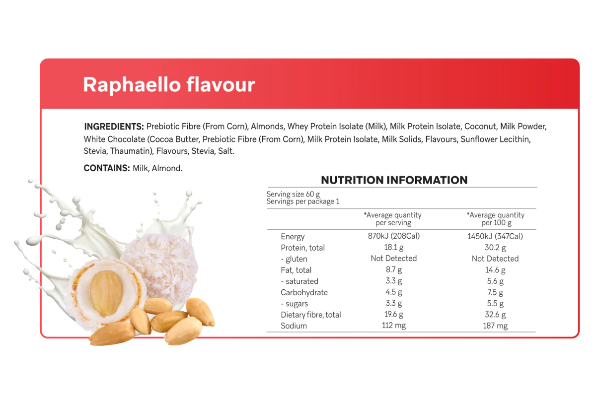 Smart Protein bar - Raphaello 60g