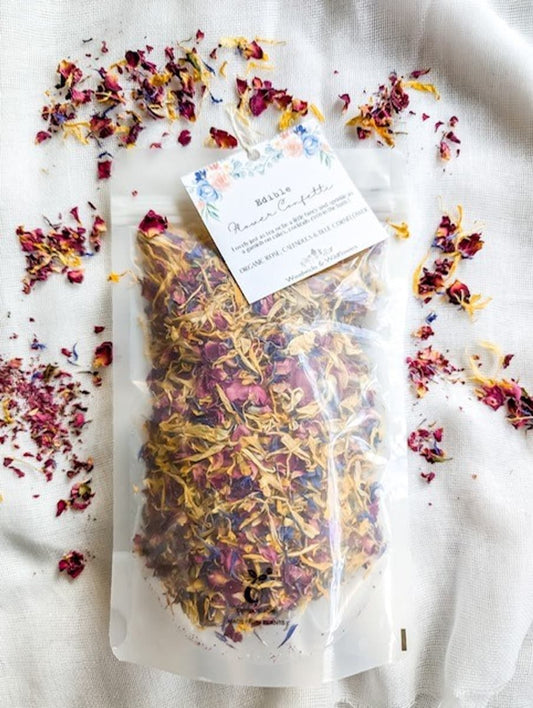 WOODWICKS & WILDFLOWERS Edible Flower Confetti 20g