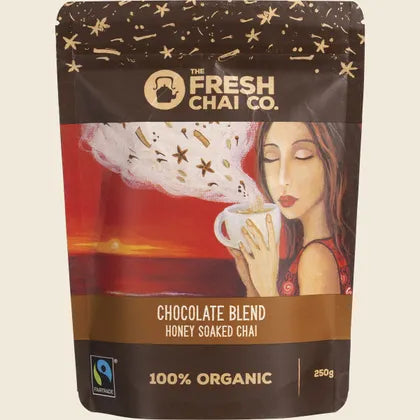 THE FRESH CHAI CO.
Chocolate Blend Fresh Sticky Chai 250g