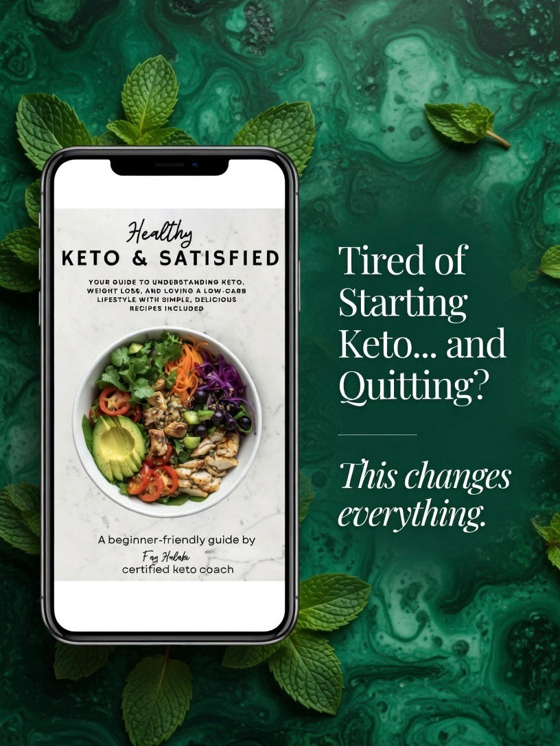 Healthy Keto & Satisfied – Get healthy & lose weight - Digital guide