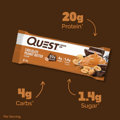 Quest Protein Bar Chocolate Peanut Butter 60g