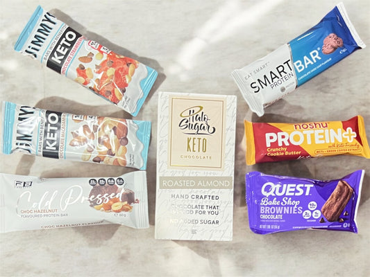 NEW! Sugar Free Keto friendly Low Carb Snack Bar Variety Gift Box – Chocolate Lover’s Edition (7 Assorted Bars)