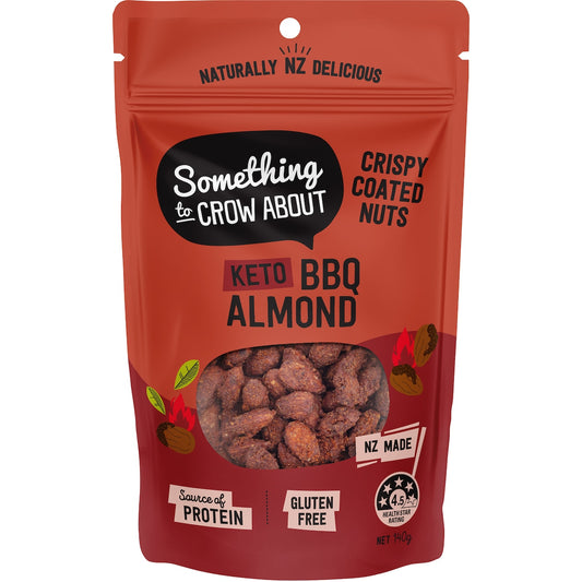 Something To Crow About Keto BBQ Almonds 140g