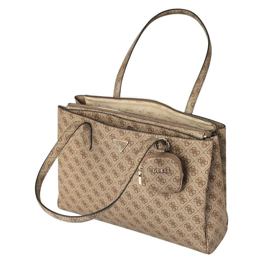 GUESS Women’s Everyday Large Tote Bag – Latte Logo