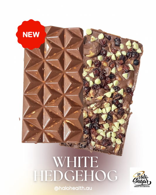 LIMITED EDITION Halo Sugar Keto Milk Chocolate - White Hedgehog
