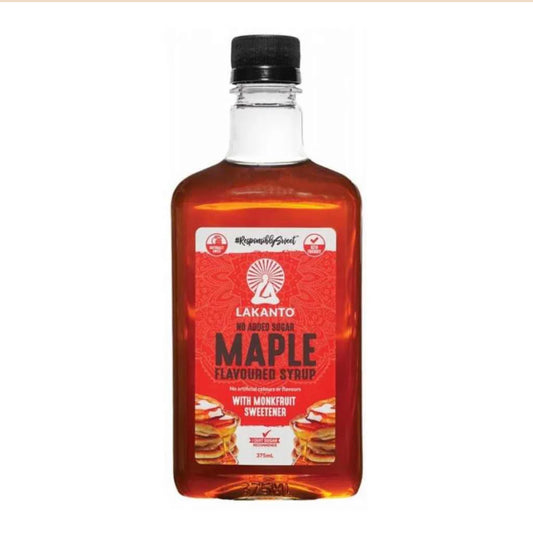 Lakanto Maple Flavoured Syrup with Monkfruit Sweetener 375ml