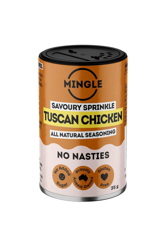 Mingle Savoury Sprinkle Seasoning Tuscan Chicken 35g
