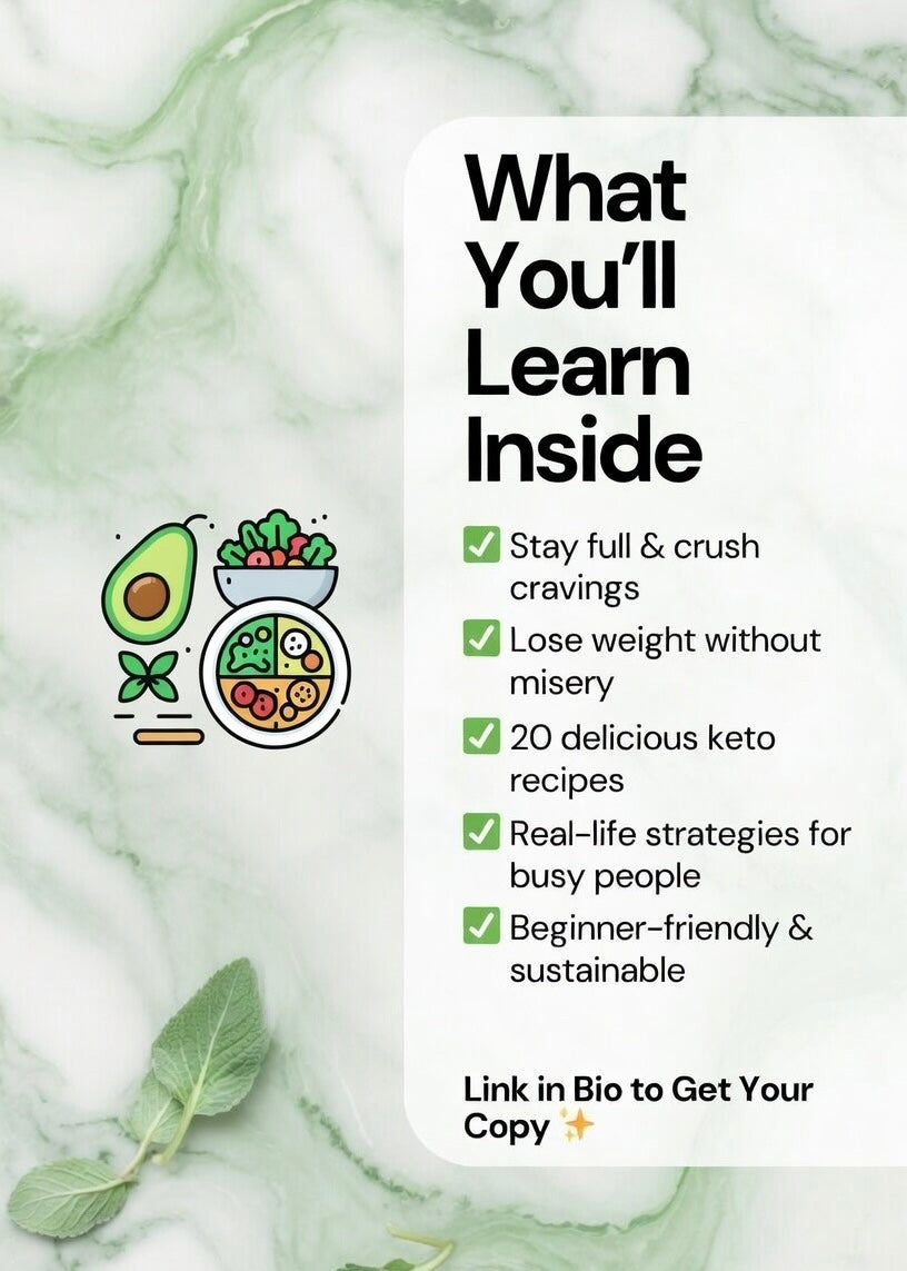 Healthy Keto & Satisfied – Get healthy & lose weight - Digital guide