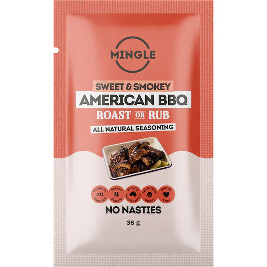 Mingle American BBQ Seasoning Sweet & Smokey 35g