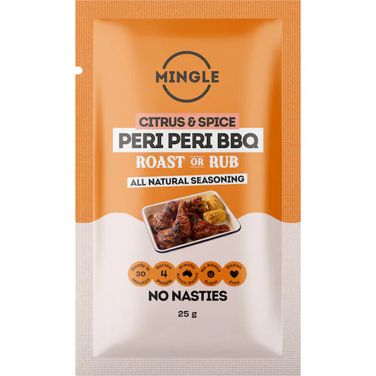 Mingle Peri Peri BBQ Seasoning Citrus & Spice 25g