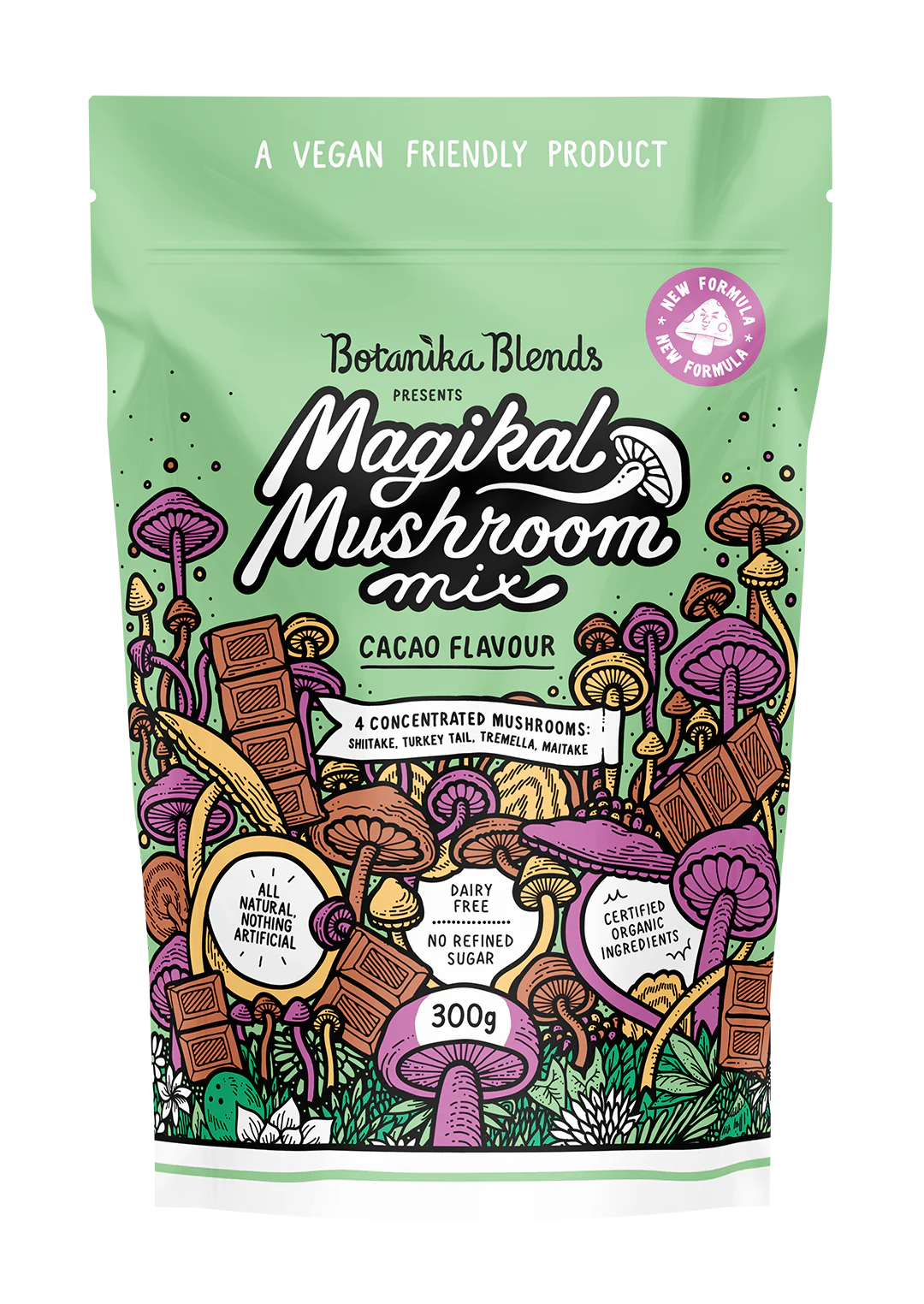 BOTANIKA BLENDS
Magikal Mushroom Mix - Cacao 300g