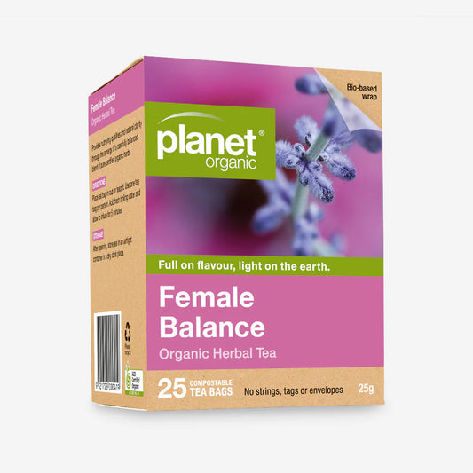 Planet Organic Female balance 25 Teabags - Certified Organic