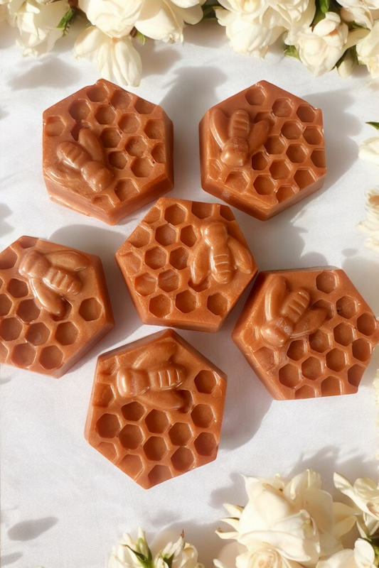 Handcrafted Honeycomb Cocoa Butter Olive Oil Soap Bar