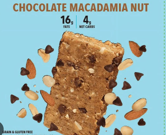 JiMMY! KETO Be Lean Bars with Benefits Protein Bar Chocolate Macadamia Nut 45g
