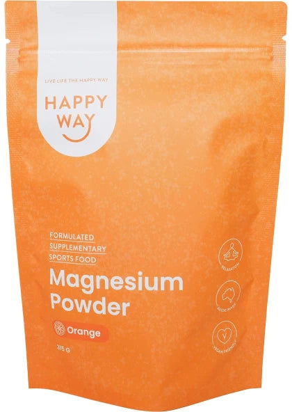 Happy Way Magnesium Powder Orange 315g