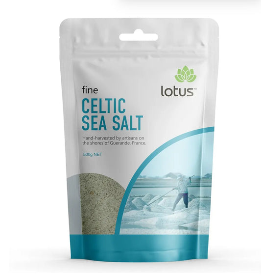 Lotus Sea Salt Celtic Fine Dry 500g