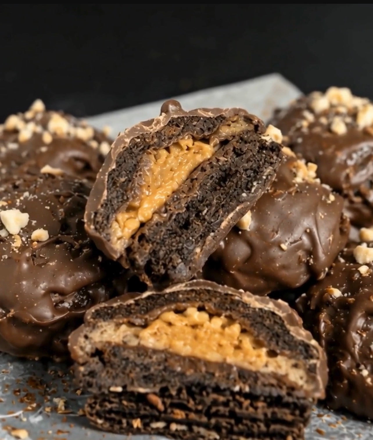 PRE-ORDER NEW RANGE! Halo Cookie Stack | Handcrafted Chocolate Dessert Large 60g Cookie