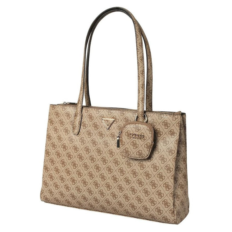GUESS Women’s Everyday Large Tote Bag – Latte Logo
