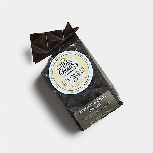 Limited Edition - Keto Dark Chocolate - Almond bits & Celtic Sea Salt