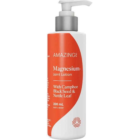 Amazing Oils Magnesium with Camphor, Black Seed & Nettle leaf Joint Lotion 200ml
