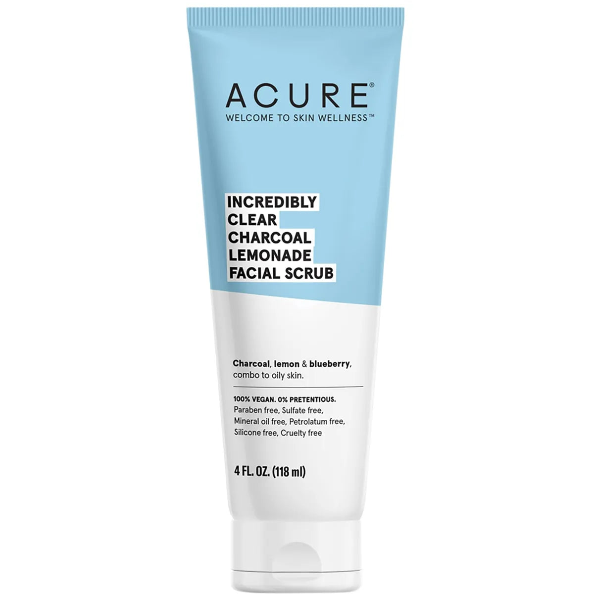 ACURE Incredibly Clear Charcoal Lemonade Facial Scrub 118ml