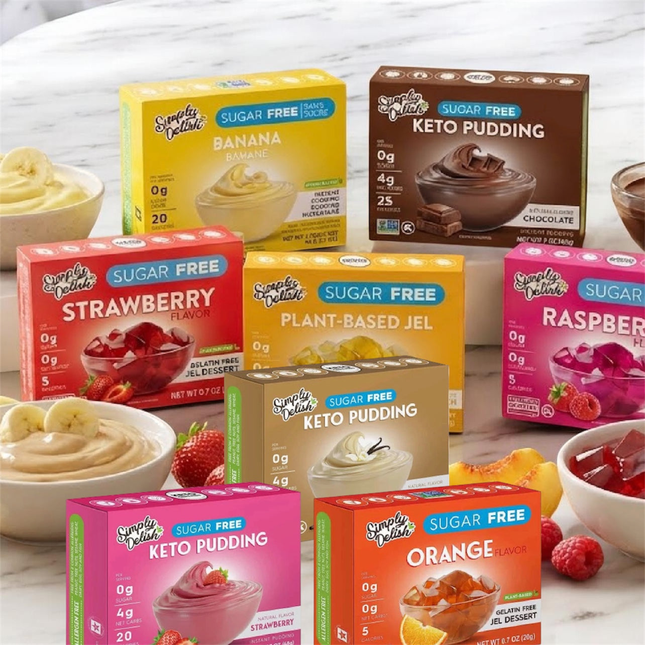 Simply Delish Desserts Bundle x 8 Flavours