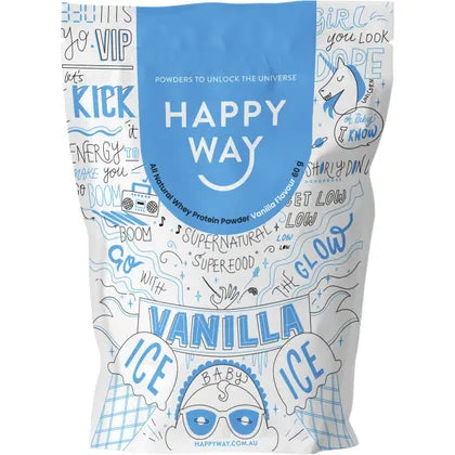 HAPPY WAY Whey Protein Powder Vanilla 60g