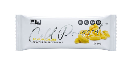 Fibre Boost Cold Pressed Protein Bar - Banana Lollies 60g
