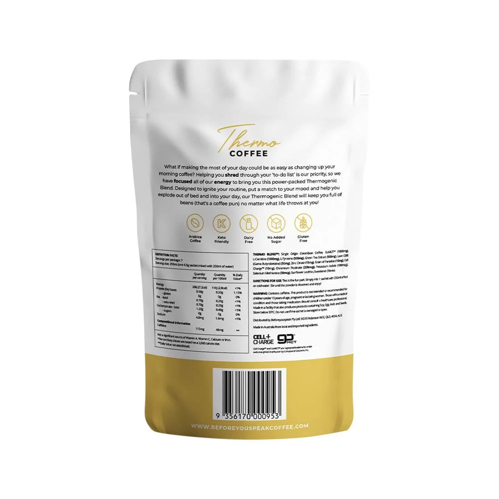 Before You Speak Thermo Coffee Original 6.5g x 7 Pack