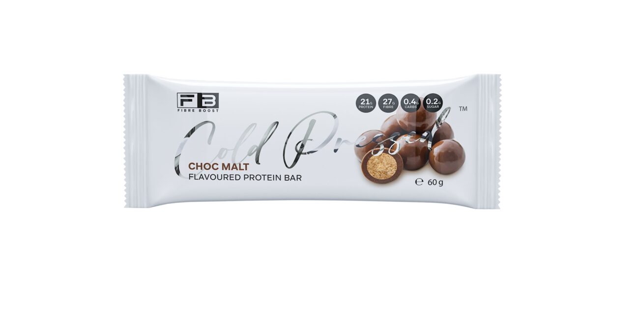 Fibre Boost Cold Pressed Protein Bar - Choc Malt