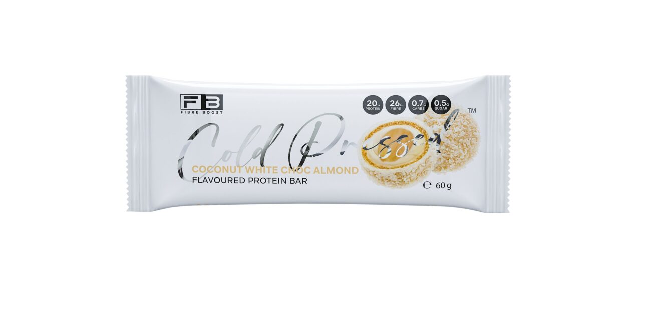 Fibre Boost Cold Pressed Protein Bar - Coconut White Choc Almond