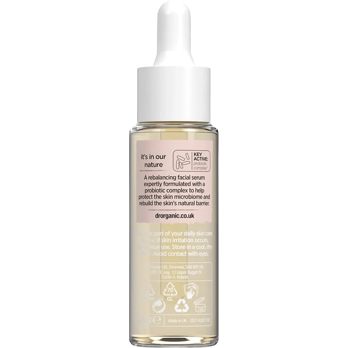 Dr. Organic Skin Calm Probiotic Protection Serum 30ml