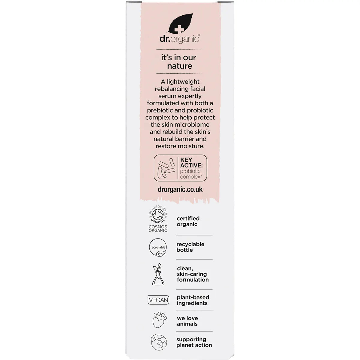 Dr. Organic Skin Calm Probiotic Protection Serum 30ml