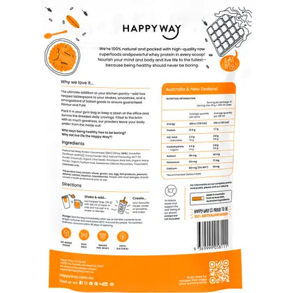 HAPPY WAY Whey Protein Powder Chocolate 500g