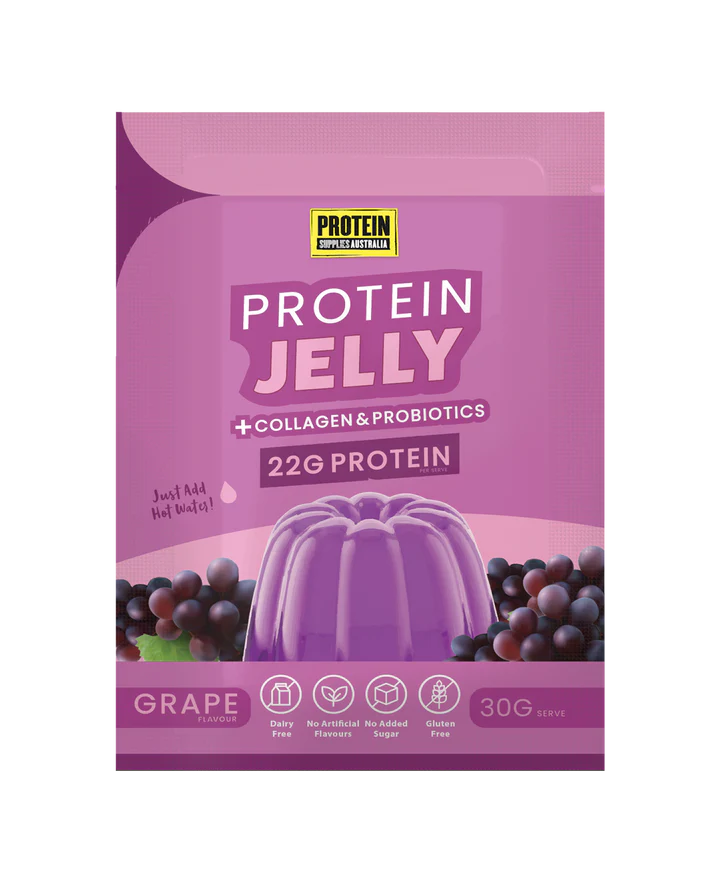 PROTEIN SUPPLIES AUSTRALIA
Protein Jelly with Collagen Grape