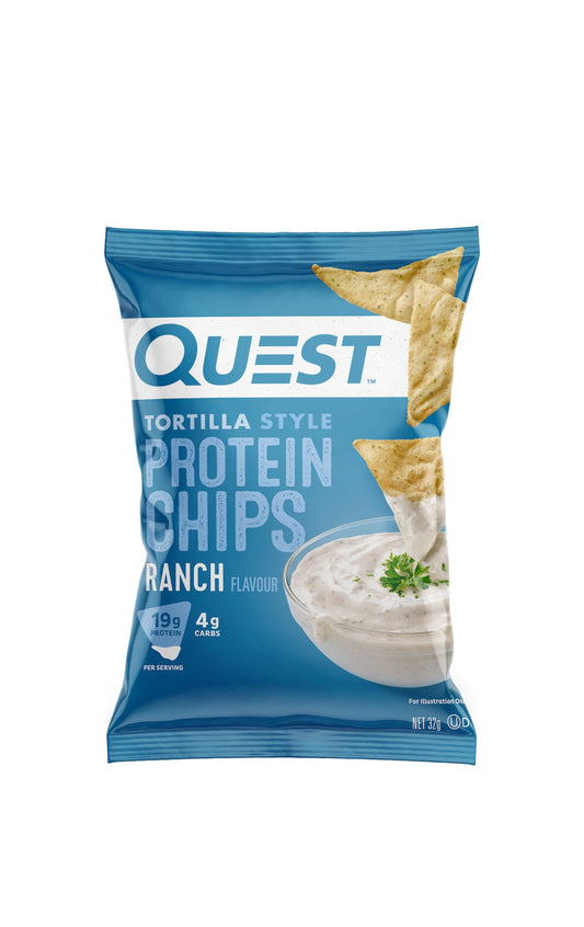 Quest Tortilla Protein Chip Ranch 32g