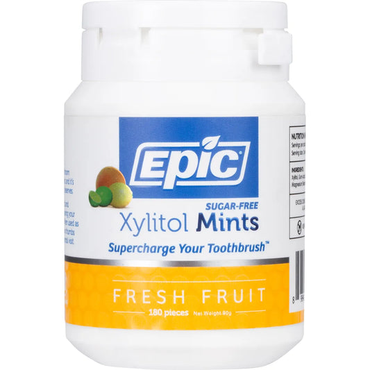 Epic Xylitol Dental Mints Fresh Fruits 180pcs