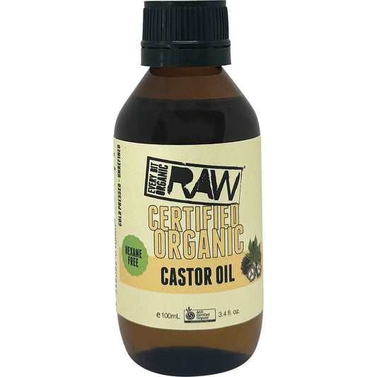 Every Bit Organic Castor Oil - Amber Glass Bottle 100ml