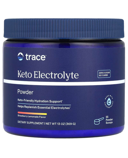 Trace Keto Hydration Electrolyte Powder Strawberry Lemonade 369g