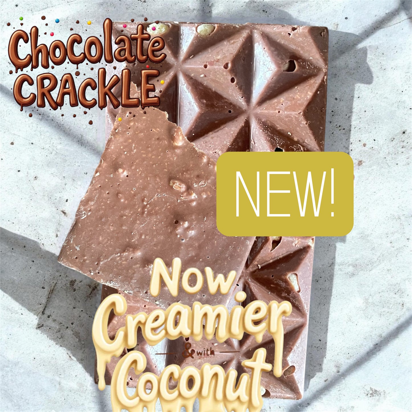 PRE-ORDER NEW! Halo Sugar - Sugar Free Milk Chocolate - Chocolate Crackle