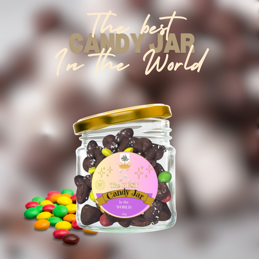 Handcrafted Keto Milk Chocolate - The BEST Candy LOLLY jar in the WORLD - 60g