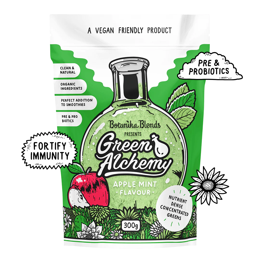 Botanika Blends Green Alchemy Nutrient Dense Greens Apple Mint 300g