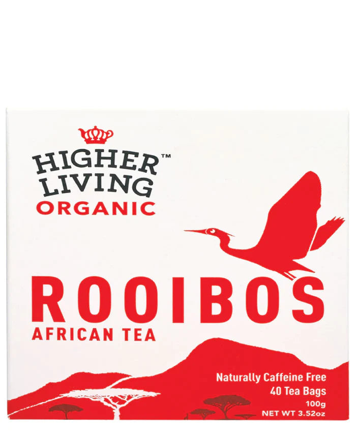 Higher Living Tea Organic Rooibos African Tea 100g - 40 Tea bags