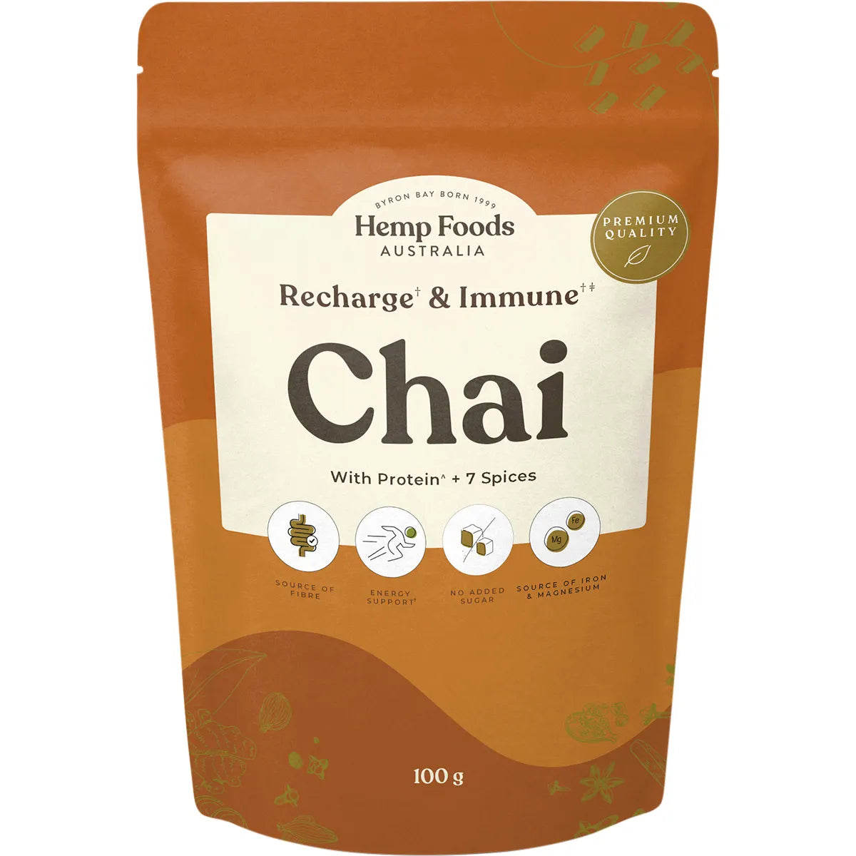 Hemp Foods Australia Chai Recharge & Immunity 100g
