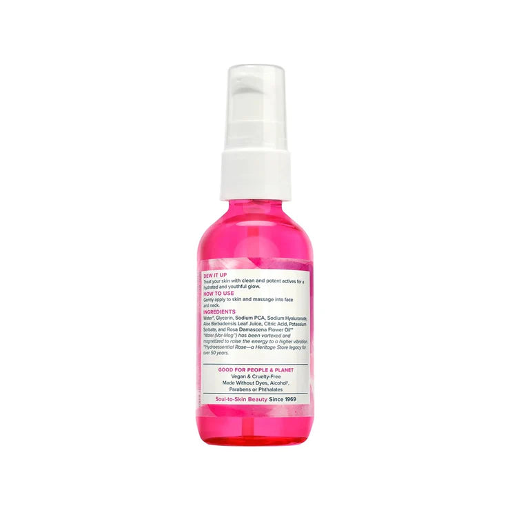 Heritage Store Rosewater Serum 1% Hyaluronic Dry to Combination Skin 59ml