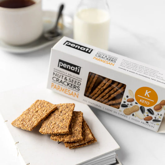 Penati Keto Nut & Seed Crackers - Parmesan 120g