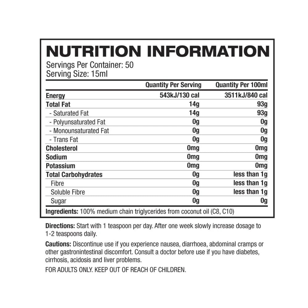 Melrose MCT Oil Give Me a Kick Start 250ml