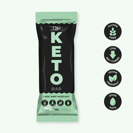 Yours Truly The Keto Bar Choc Mint Hazelnut 40g