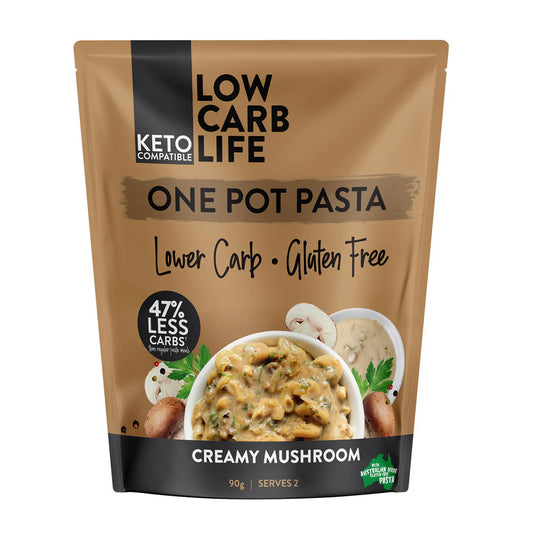 LOW CARB LIFE Lower Carb Pasta - Creamy Mushroom